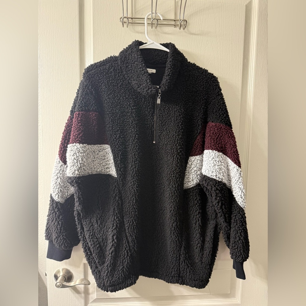 Maurice’s 1X Sherpa half zip